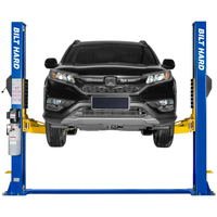 Two-Post Car Lift Built for Heavy-Duty Vehicle Maintenance, 12,000 Lb Capacity, 220V 4HP Motor, Single-Point Lock