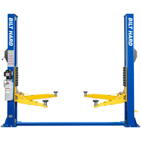 Two-Post Car Lift Built for Heavy-Duty Vehicle Maintenance, 12,000 Lb Capacity, 220V 4HP Motor, Single-Point Lock