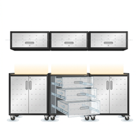 Garage Cabinet System | Heavy Duty Steel All-In-One Modular Garage Cabinet Set for Ultimate Workshop Organization | Easy Assembly Garage Storage Cabinets & Tool Bench — How It Works